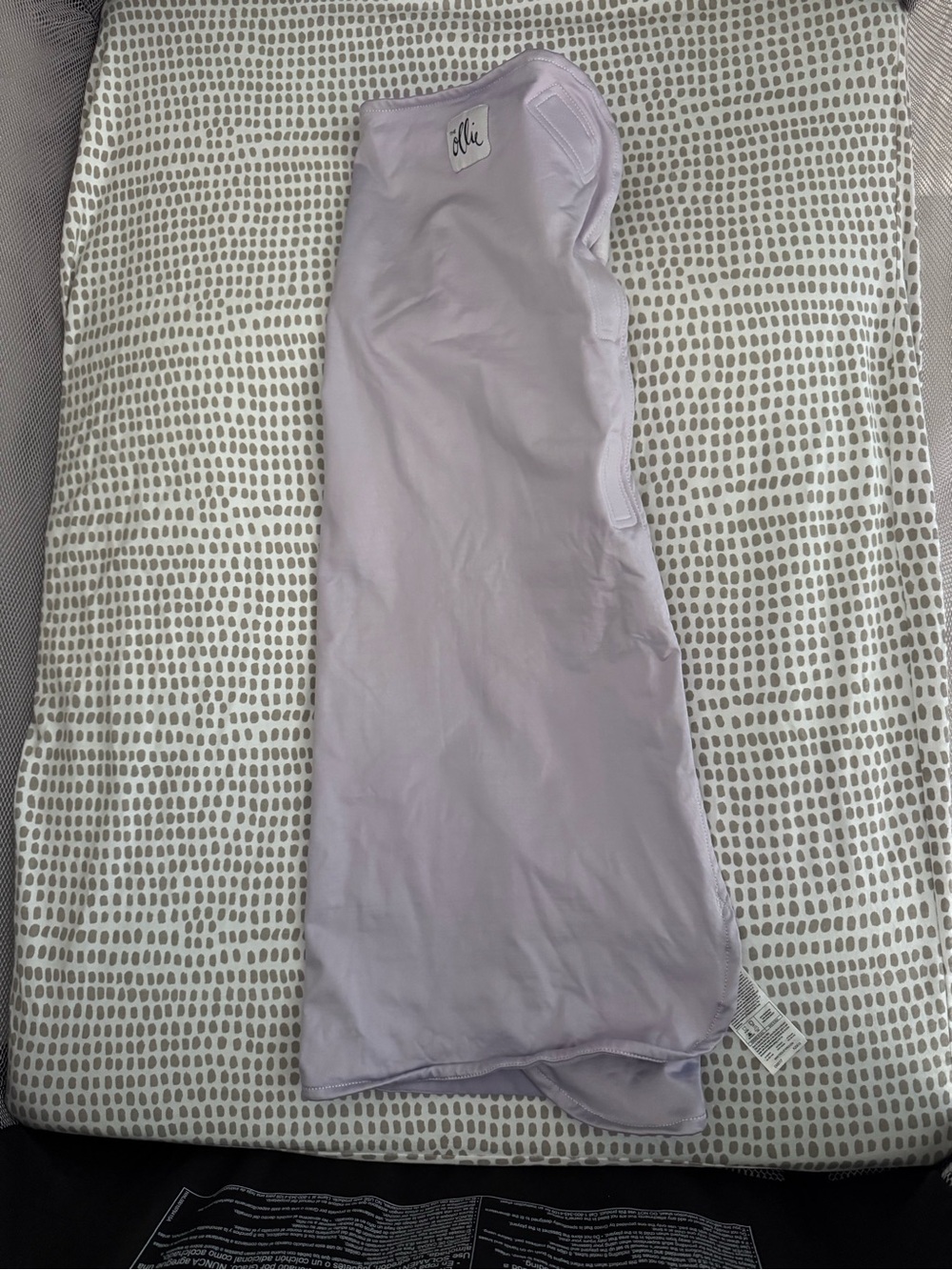 Ollie Lavender Baby Sleep Swaddle